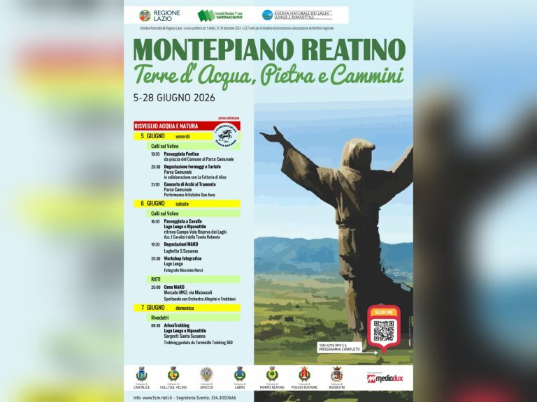 Dal 5 al 28 giugno 2026, quattro fine settimana tematici promossi dalla V Comunità Montana