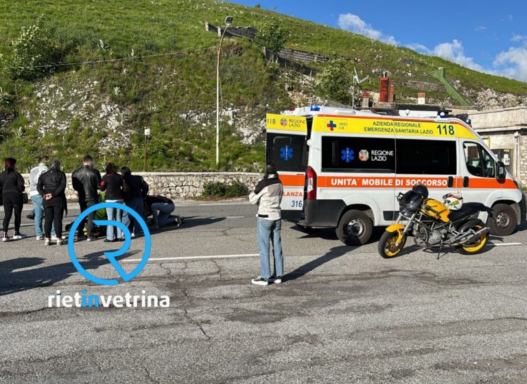 Grave incidentę sul Terminillo per una motociclista