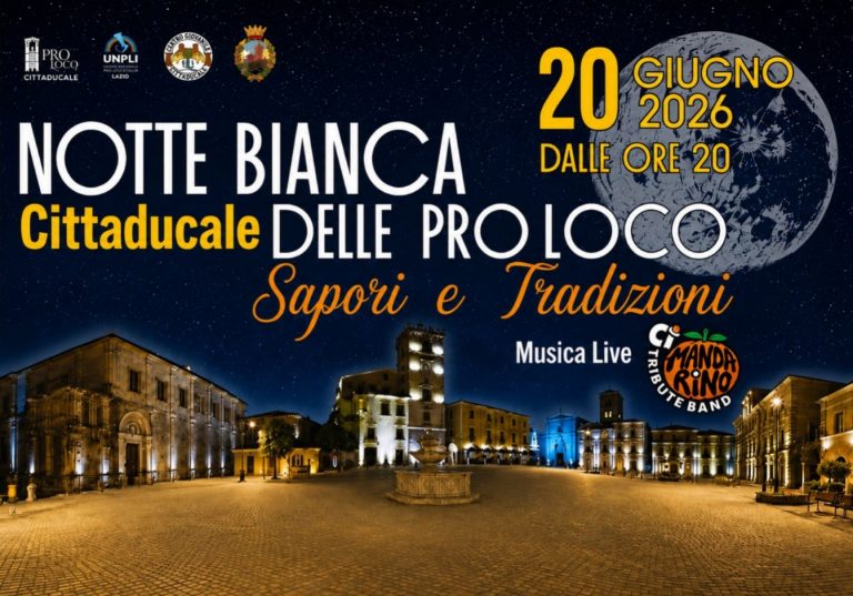 A Cittaducale c’è la Notte delle Pro Loco. Sabato 20 giugno in centinaia da Lazio e Umbria