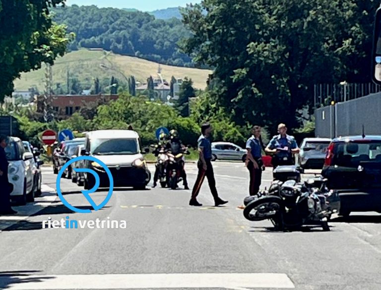 Incidente stradale in via Maestri del Lavoro: coinvolta una moto