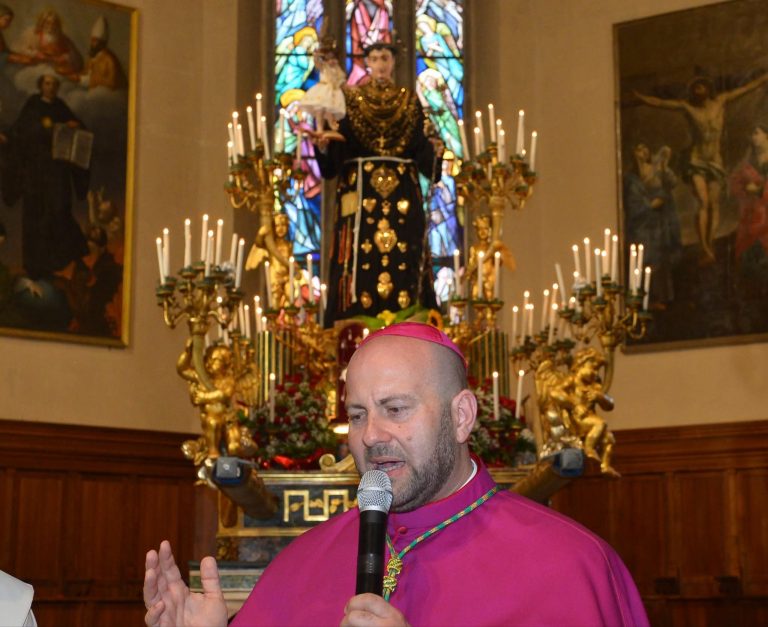 Festa di sant’Antonio, gli auguri del vescovo Vito Piccinonna
