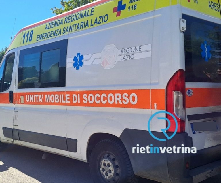 Scontro auto – scooter nella superstrada Rieti – Terni: 118 sul posto