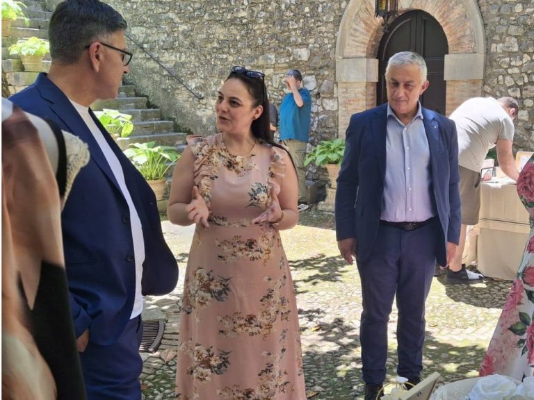 Visita a sorpresa del presidente della CNA Dario Costantini a “Artigianato in Dimora”