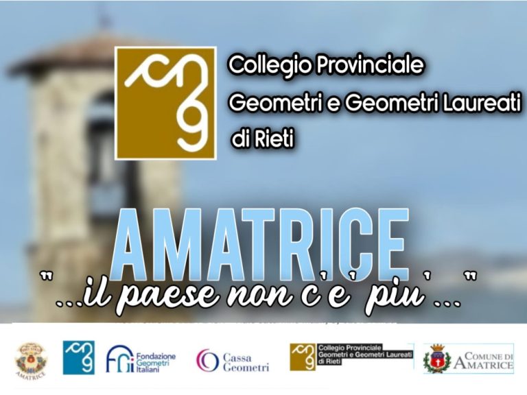 AMATRICE “…il paese non c’è più…”, il 26 giugno convegno all’Auditorium della Laga – IL PROGRAMMA