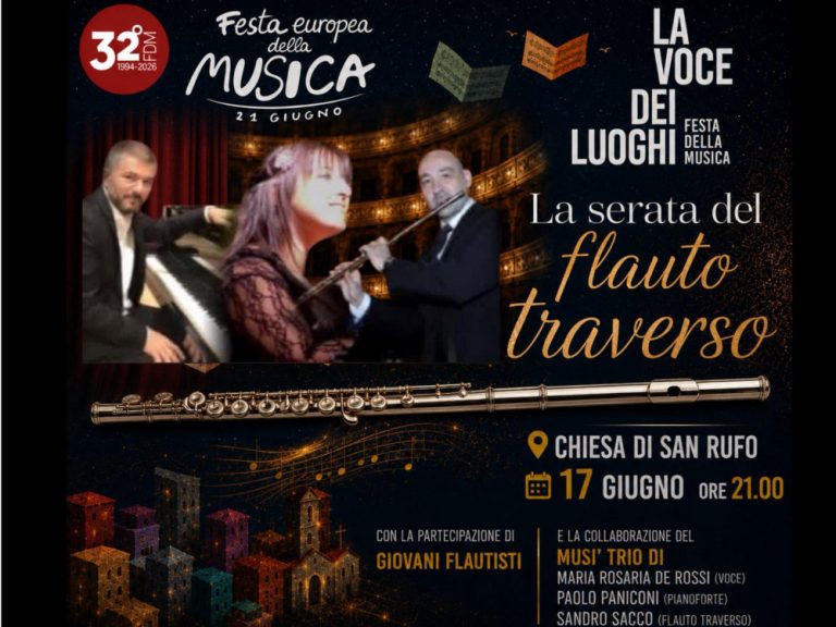 A Rieti una serata dedicata al fascino senza tempo del flauto traverso