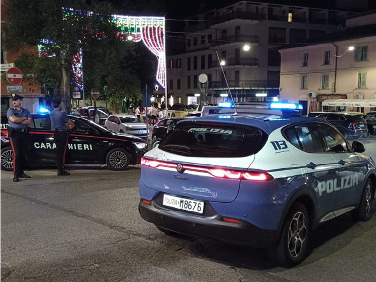 Controllo del territorio, servizi straordinari interforze nei luoghi della movida reatina