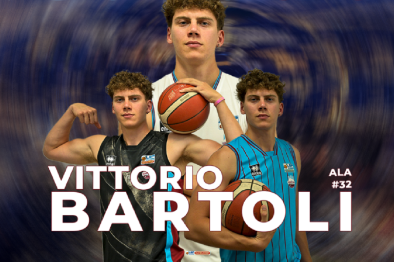 Vittorio Bartoli a Rieti. Lo Spoletino firma con la Sebastiani, indosserà al canotta #32