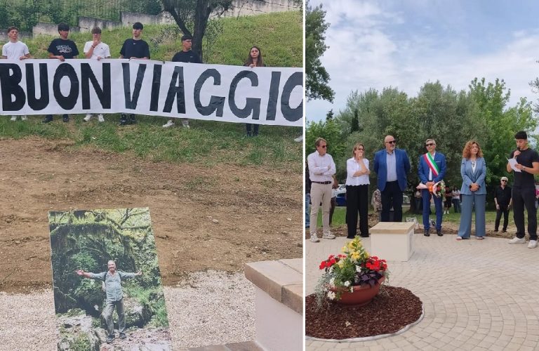 Studenti e docenti ricordano il prof. Franco Fortuna inaugurando un’aula a cielo aperto