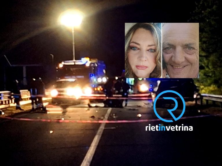 Tragedia sulla Rieti-Terni, incidente auto-moto: morto un uomo, macchina in fiamme