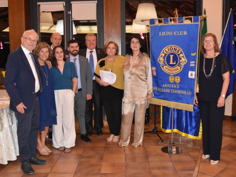 Celebrato il passaggio della campana al Lions club Amatrice Micigliano Terminillo