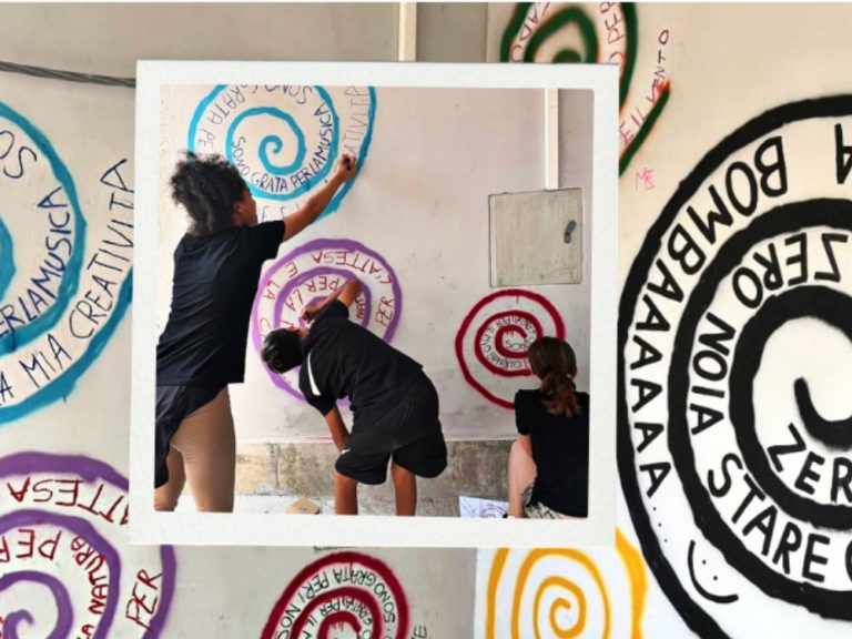 Street art a Borbona: il laboratorio BAD lascia il segno