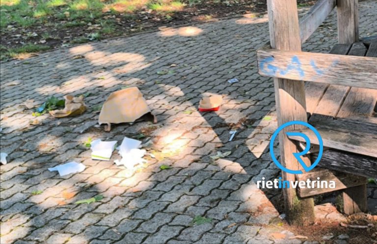 SEI TU IL REPORTER – “I ragazzi incivili così lasciano i gazebo di largo Salvo D’Acquisto a Rieti”