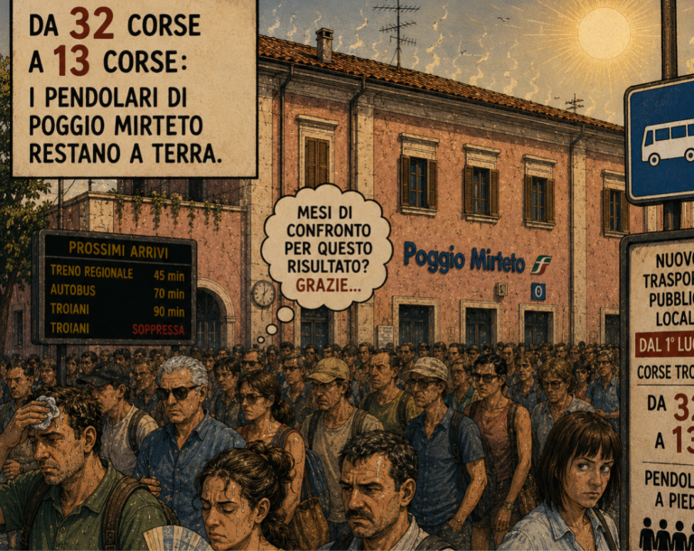 PD Poggio Mirteto: “L’Amministrazione dei RingraziaMenti. I pendolari, invece, restano a piedi”