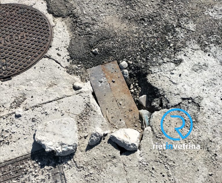 SEI TU IL REPORTER – Giuseppe: “La riparazione del vuoto sotto la strada di via San Giuseppe da Leonessa già rotta”