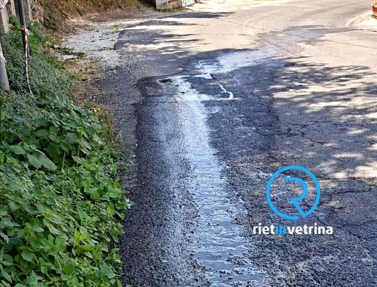 SEI TU IL REPORTER – “Vistosa perdita di acqua sulla Mirtense zona Borgo Santa Maria”
