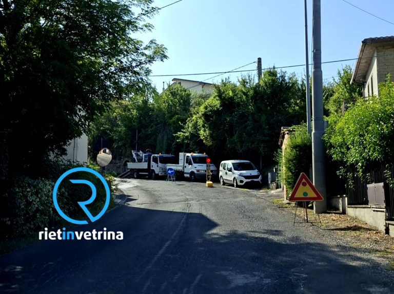 Dopo segnalazione su Rietinvetrina intervento sulla perdita d’acqua zona Borgo Santa Maria