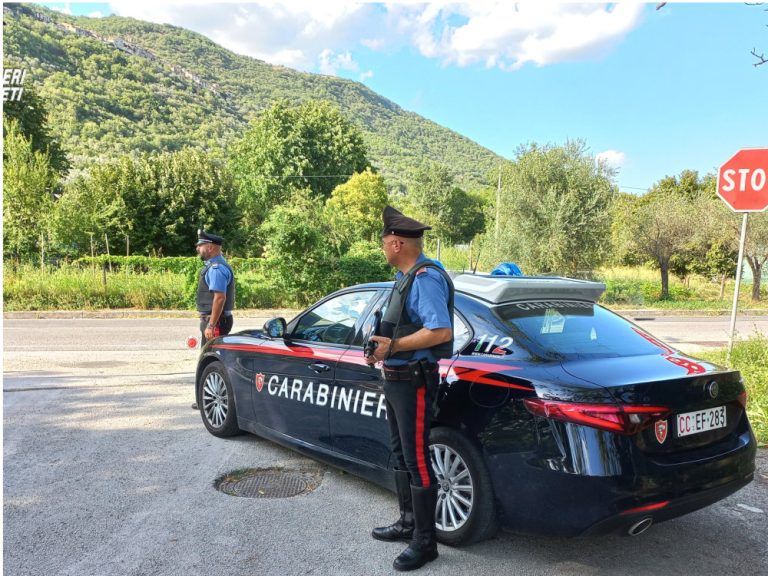 Hashish nascosta nel bagno di un bar ad Antrodoco