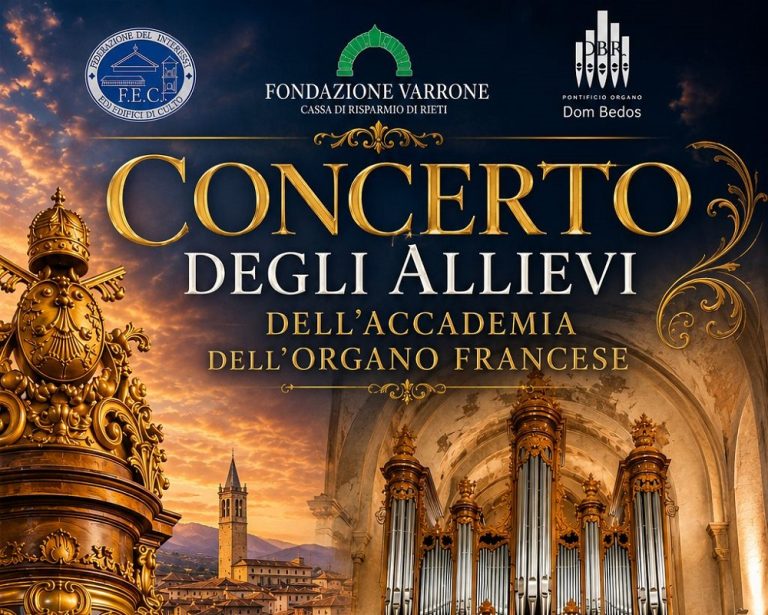 Concerto finale degli allievi del Master “II Accademia d’Organo Francese” sotto la guida del M° Frederic Deschamps