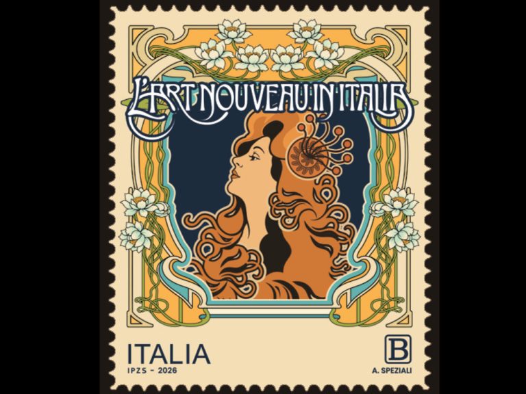 Emesso francobollo dedicato a l’Art Nouveau in Italia