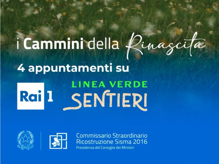 Su Rai1 la quarta puntata di “Linea Verde Sentieri” dedicata ai Cammini della Rinascita