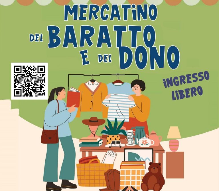 Torna il Mercatino del Baratto e del Dono nel parco di via Fonte Cottorella