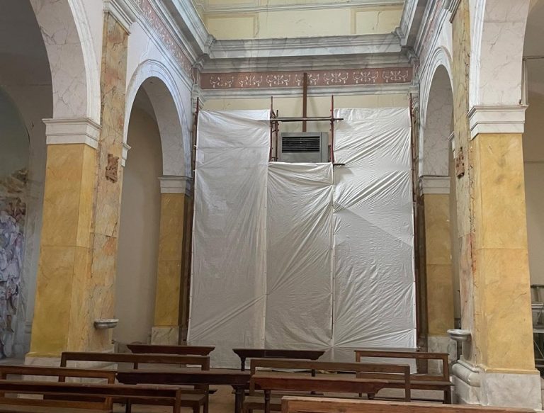 Iniziati i lavori di restauro della Chiesa di San Biagio a Canetra