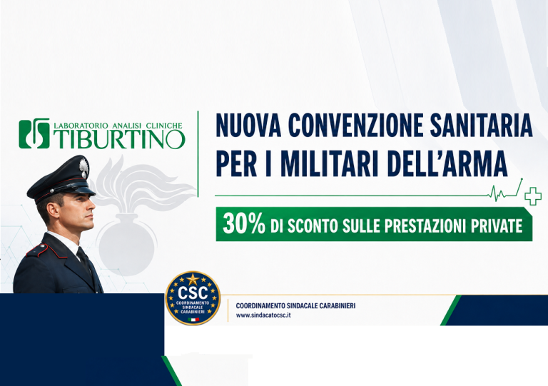 Salute e prevenzione: il Sindacato CSC lancia la nuova convenzione sanitaria per i militari dell’Arma