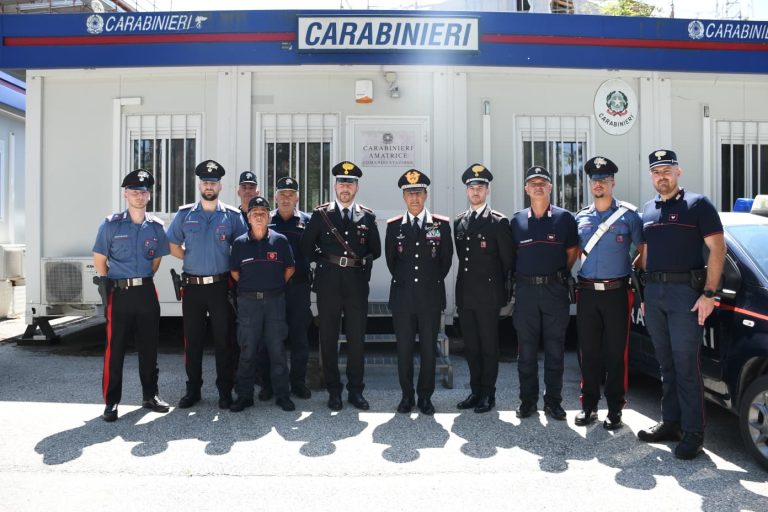 Il generale Salvatore Luongo in visita presso i Reparti presenti ad Amatrice, Camerino, Arquata del Tronto – LE FOTO
