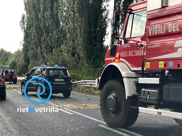 Secondo gravissimo incidente, al km68 sulla Salaria per Roma. Deceduta una persona