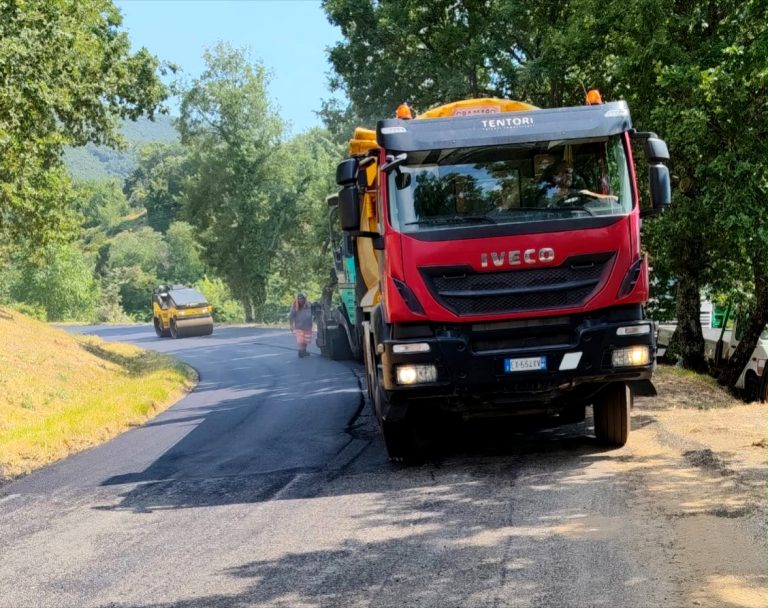 La Provincia di Rieti accelera sulla manutenzione della rete stradale: cantieri aperti sulle SP 52, SP 48 e SP 68