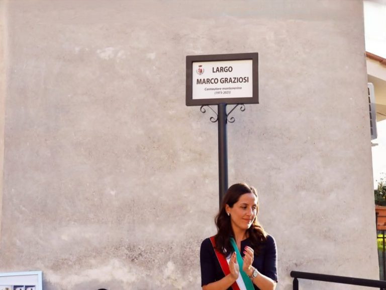 È nato largo Marco Graziosi. A Montenero Sabino l’inaugurazione