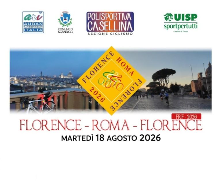 Parte da Firenze e transita anche a Rieti la gara internazionale su strada “Florence – Roma – Florence”