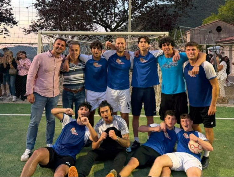 I ragazzi di Ascrea vincono il Torneo del Turano
