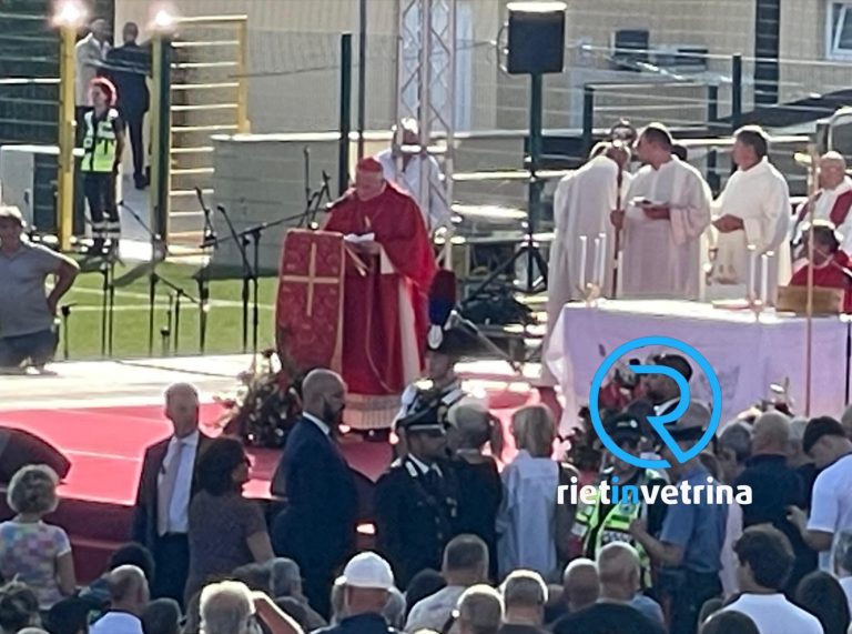 Zuppi al memoriale di Amatrice: Oggi le autorità sono le famiglie delle vittime del sisma 2016