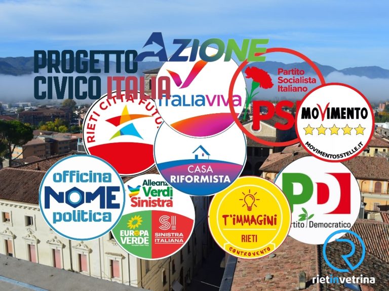 Le forze progressiste e civiche unite per costruire il futuro del territorio: “Rieti merita di più”