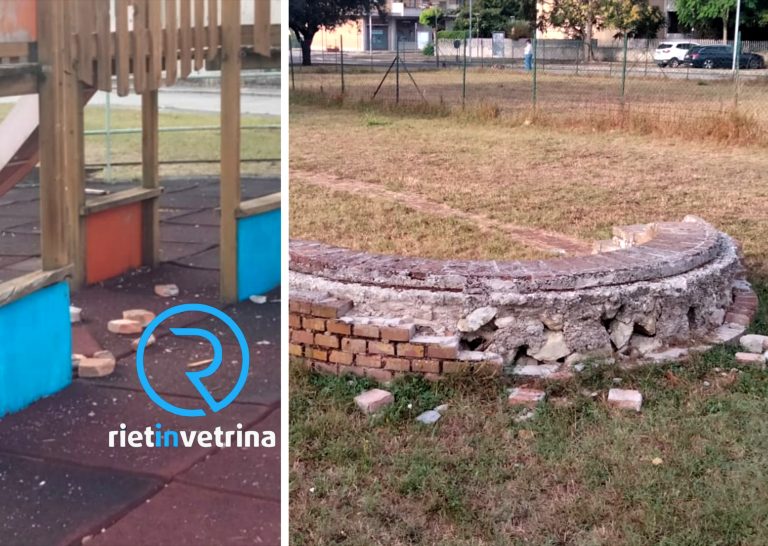 SEI TU IL REPORTER – Gianni: “Stanotte vandalizzati i giardini di via Comotti con una mazza da muratore”