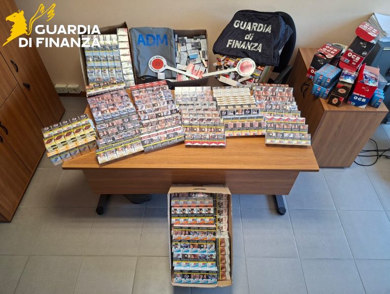 Sequestrati oltre 48 chili di tabacchi e 20.000 prodotti accessori da fumo in un esercizio commerciale nell’Alta Valle del Velino