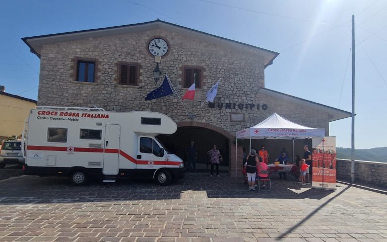 I volontari CRI a Poggio Bustone per gli screening di “vivere in salute”