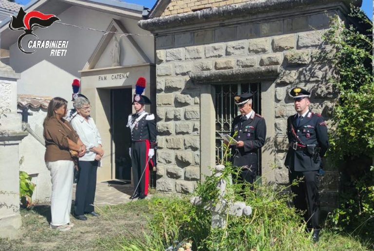 I Carabinieri commemorano Gerardo Catena