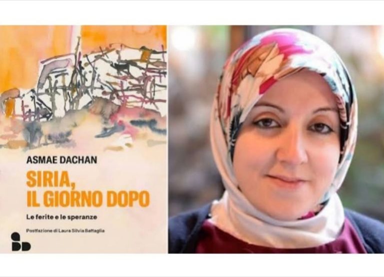 La giornalista indipendente Asmae Dachan a Rieti il 5 settembre per presentare il suo libro “Siria, il giorno dopo”