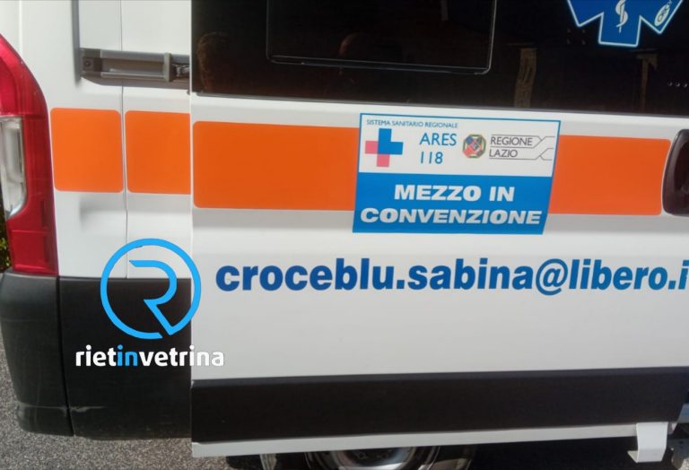 Silena a Rietinvetrina: “Grazie agli operatori della Croce Blu Sabina. Gentili ed empatici con il mio anziano papà”