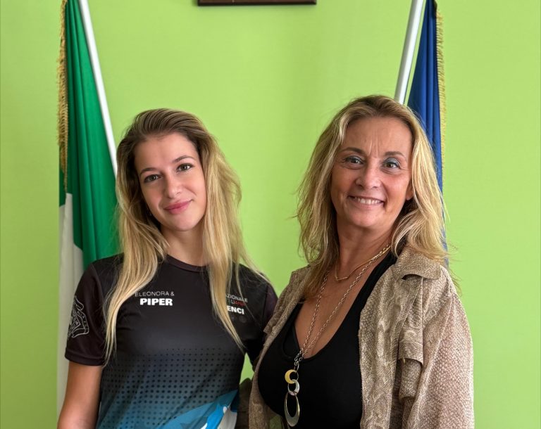 Il presidente Roberta Cuneo incontra Eleonora Cecchini, giovane campionessa di agility dog in partenza per i Mondiali