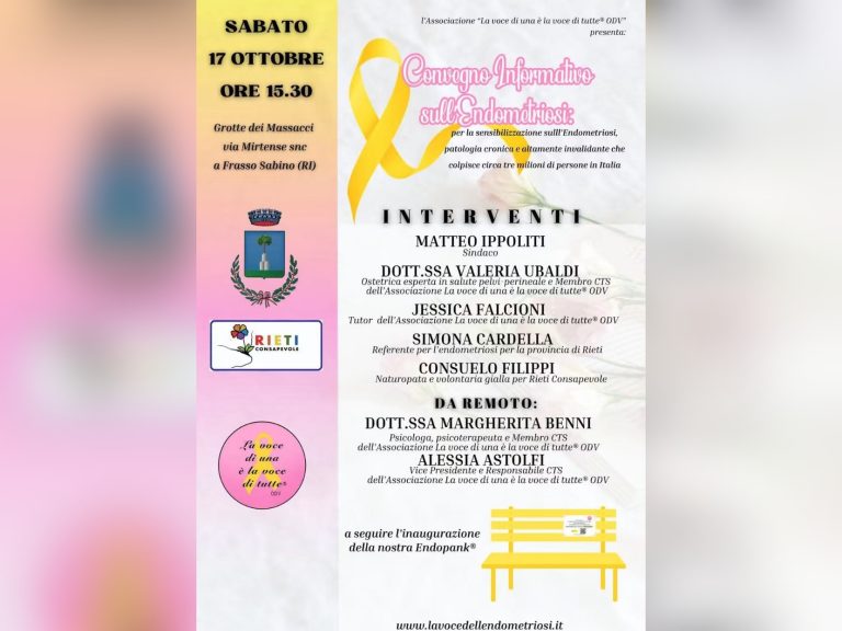 Frasso Sabino abbraccia la consapevolezza, il 17 ottobre convegno e inaugurazione  Endopank alla Grotta dei Massacci