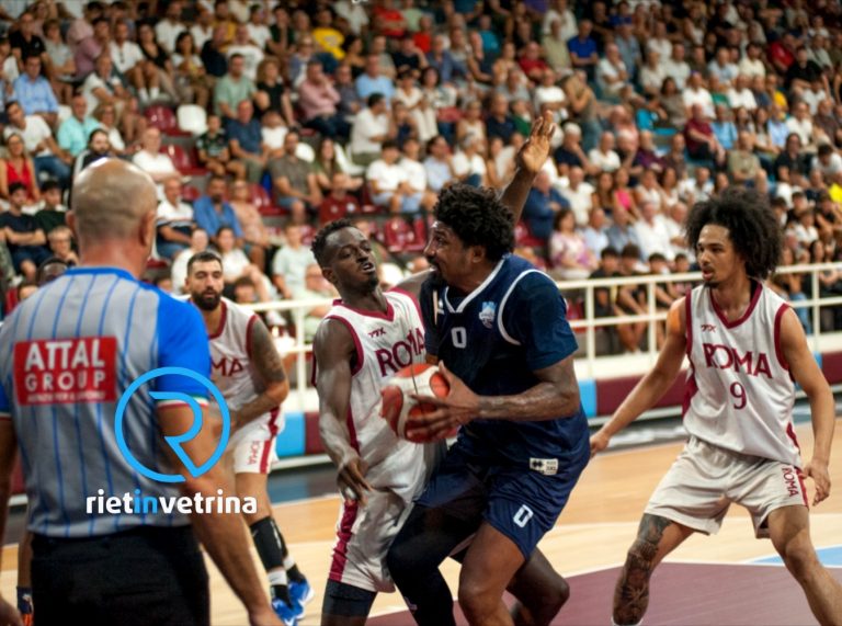 Il super test amichevole Sebastiani Rieti – BC Roma termina con la vittoria dei capitolini – LE FOTO