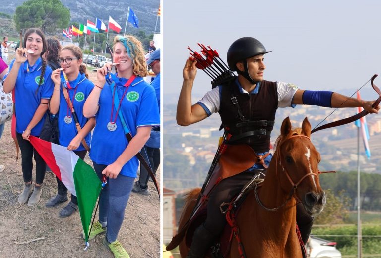 ASD Ardiglione, Italia sul podio a Barcellona: brillano gli azzurri agli Europei Juniores di Tiro con l’Arco a Cavallo