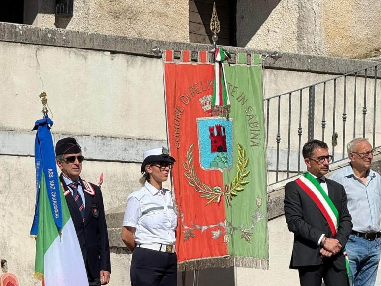Belmonte in Sabina ha onorato la memoria dei Caduti delle due Guerre Mondiali
