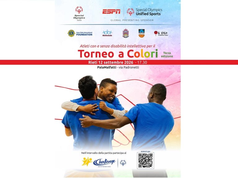 Rieti promuove speranza tra rifugiati e Atleti Special Olympics: ecco la III edizione del “Torneo a Colori”