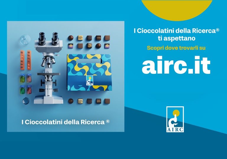 Sabato 7 novembre torneranno i Cioccolatini della Ricerca di Fondazione AIRC