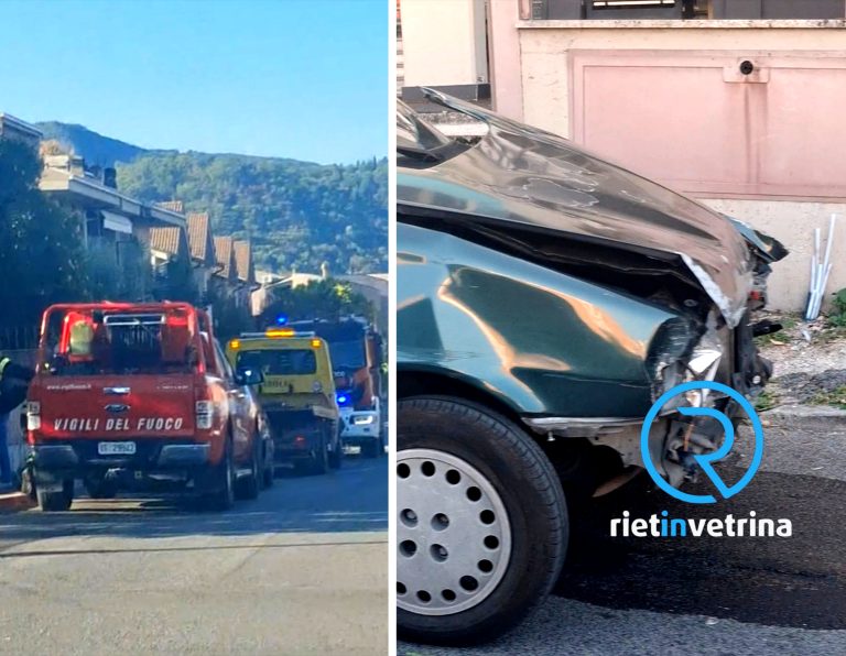 Scontro tra auto in via Cipriani a Campoloniano