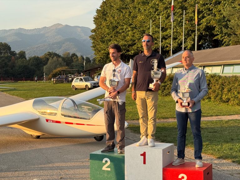 Volo a vela, successo per il team reatino: Leonardo Fransesini è vice campione Italiano Cat. Promozione